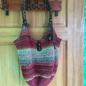 The Sak Multicolor Crochet Tote Bag
